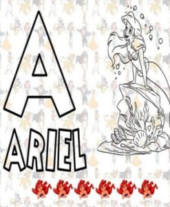 Alfabeto para Colorir – Walt Disney