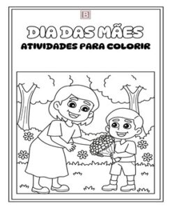 Atividades para Colorir – Dia das Mães