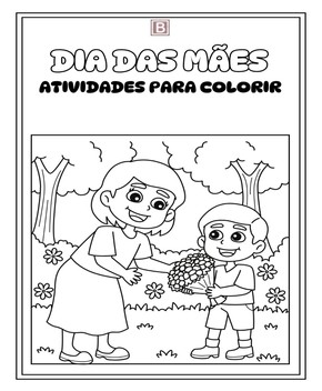Atividades para Colorir – Dia das Mães