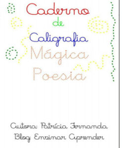 Caderno de Caligrafia – Mágica Poesia