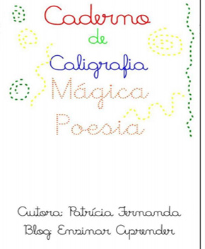 Caderno de Caligrafia – Mágica Poesia