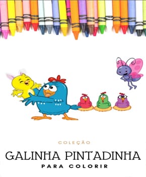 Galinha Pintadinha para Colorir