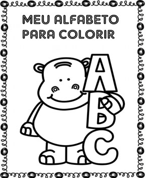 Meu Alfabeto para Colorir – Profª Ellana